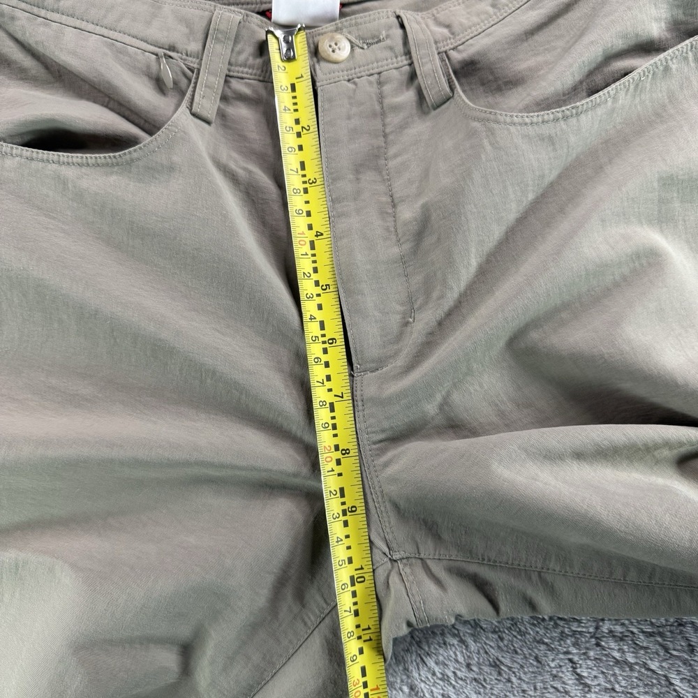 The North Face Vintage Womens 6 Nylon Hiking Pants Khaki Outdoor Trail 00s - Picture 9 of 12
